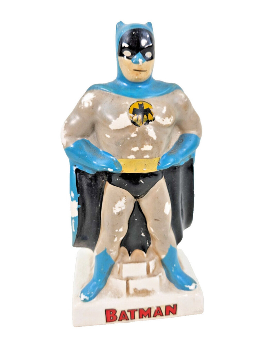 Vintage 1966, 7 inch Ceramic Batman Piggy Bank